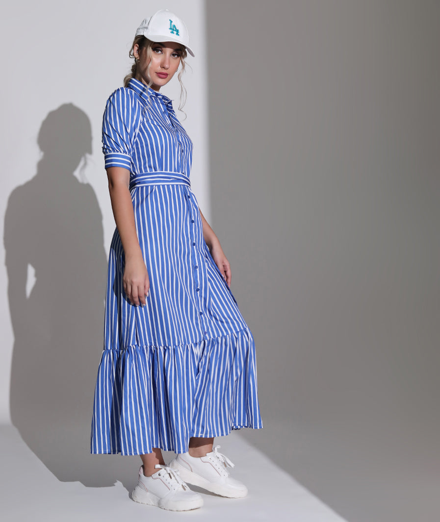 Blue Stripes Dress